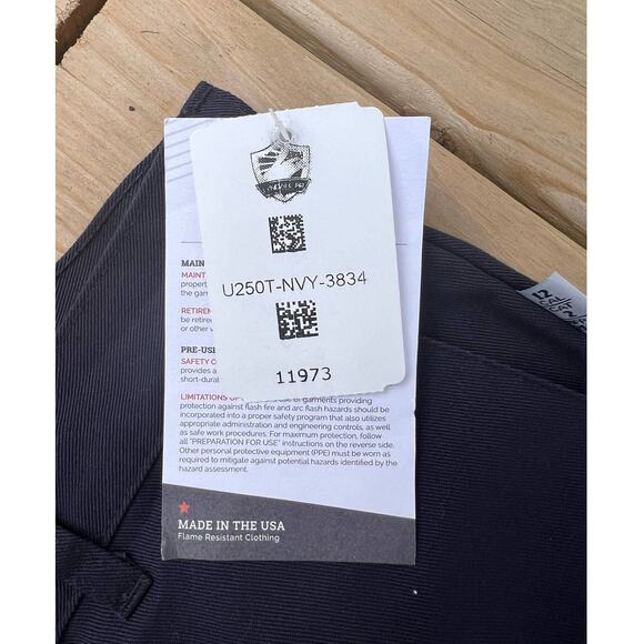 New With Tags Tyndale Fire resistant Work pants 38 x 34 - Picture 5 of 13